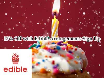 Edible Arrangements 15% Off with Edible Arrangements Email Sign Up