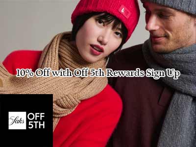 Saks Off 5TH 10% Off with Off 5th Rewards Sign Up