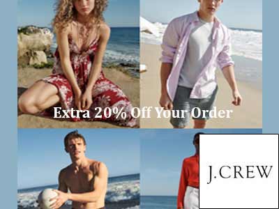 J.Crew 20% Off Your Order