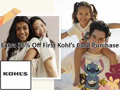 Kohls Take Extra 35% Off First Kohl’s Card Purchase